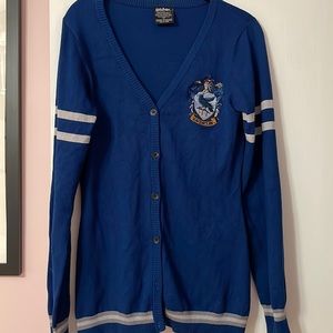 Harry Potter- Ravenclaw button down sweater size medium